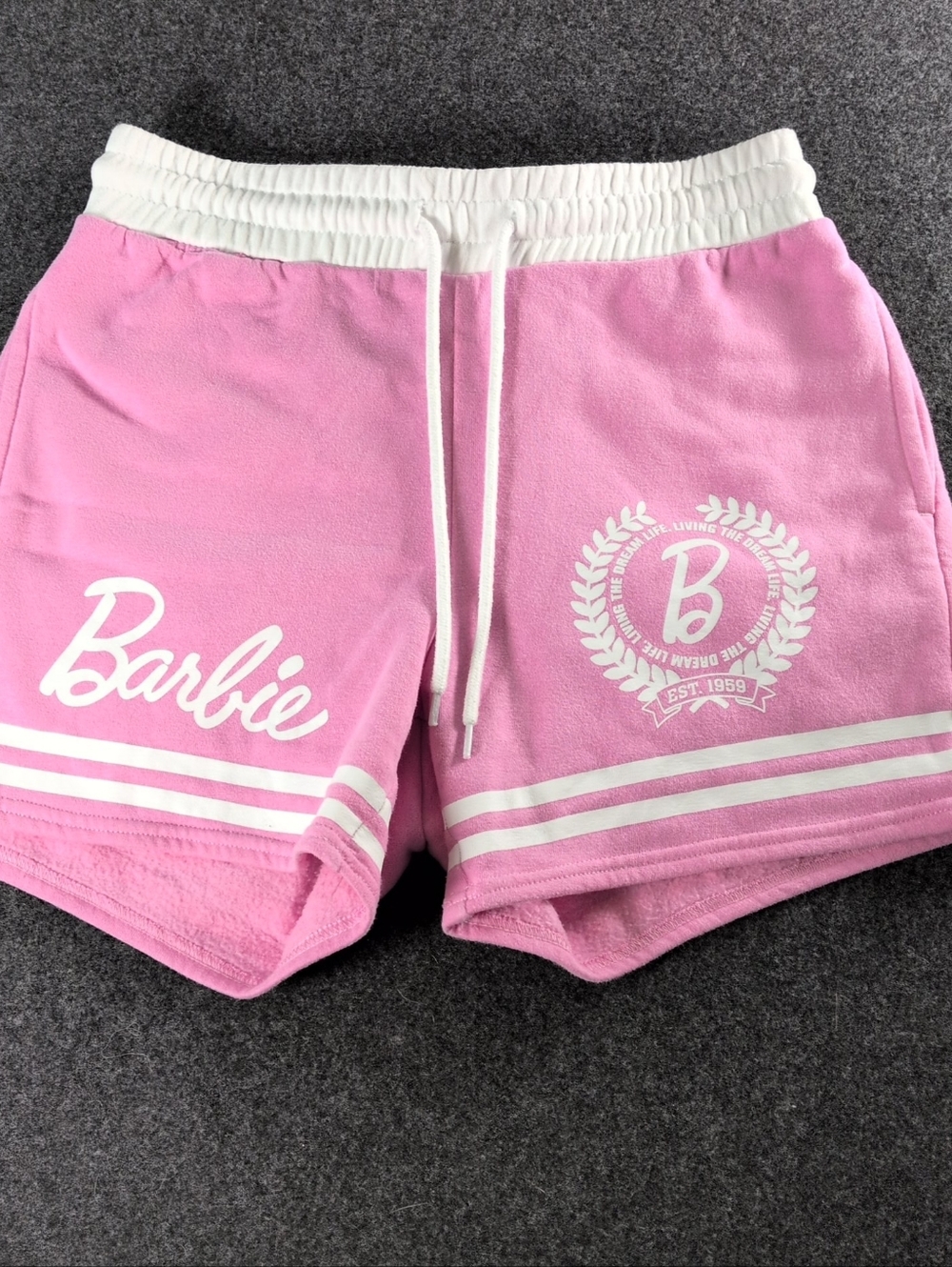 Barbie Pink Athletic Lounge Shorts